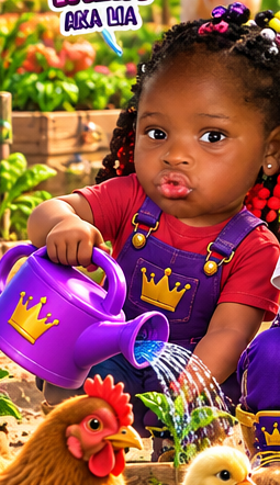 Original 3D cartoon artwork of Talia